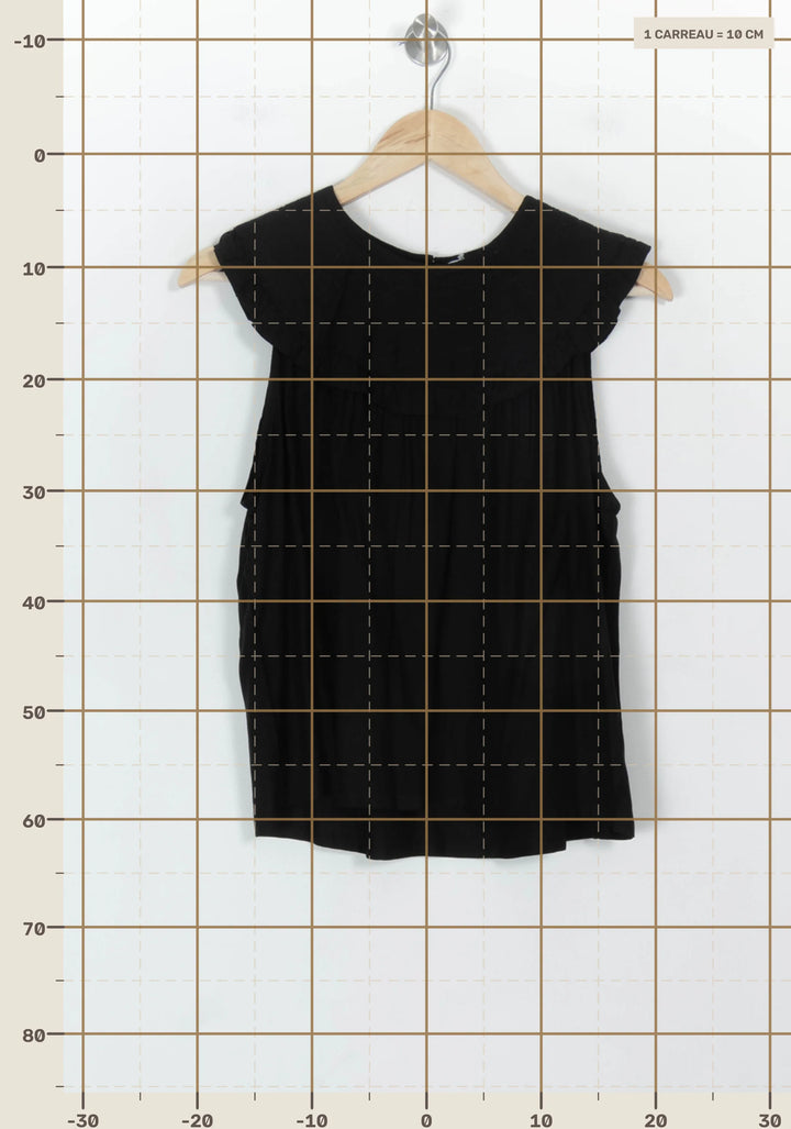 Blouse Noire - Taille M/38 de la marque Karl Marc John | PARAD118537 - Vendu par Paradigme - Image 4