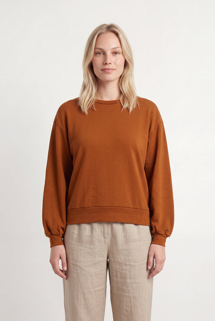 Sweatshirt Orange - Taille L/40 de la marque Caroll | PARAD118539 - Vendu par Paradigme - Image 1