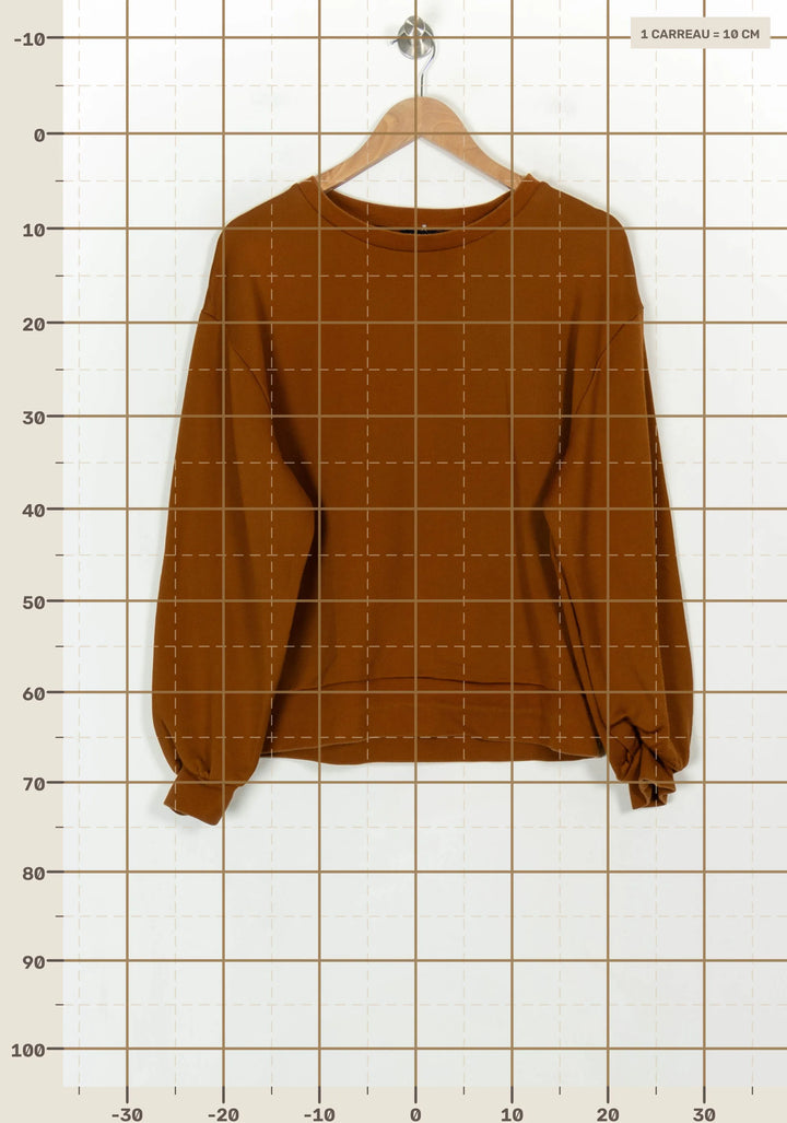 Sweatshirt Orange - Taille L/40 de la marque Caroll | PARAD118539 - Vendu par Paradigme - Image 4