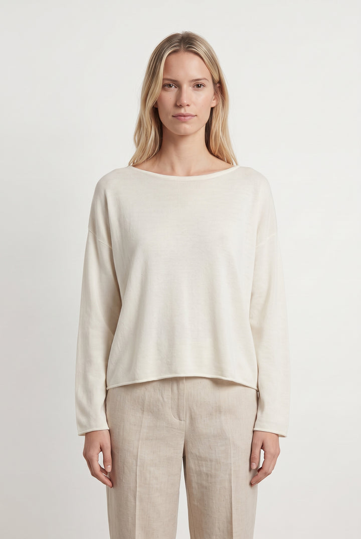 Pull Léger Beige - Taille M/38 de la marque Grace &amp; Mila | PARAD118541 - Vendu par Paradigme - Image 1