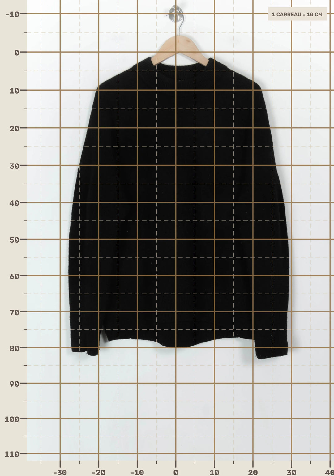 Pull Noir - Taille L/40 de la marque COS | PARAD118542 - Vendu par Paradigme - Image 4