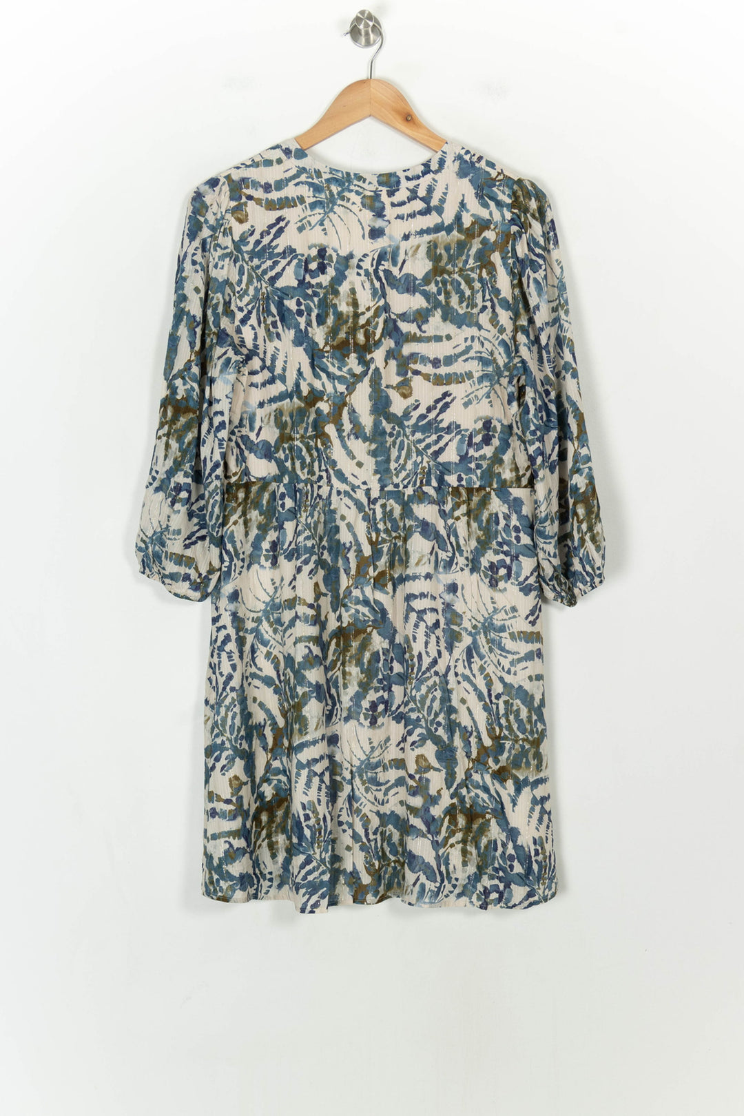 Robe Courte Bleu et Kaki - Taille M/38 de la marque Maison 123 | PARAD118543 - Vendu par Paradigme - Image 5