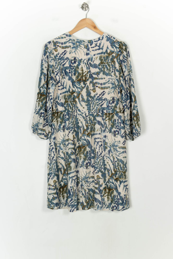 Robe Courte Bleu et Kaki - Taille M/38 de la marque Maison 123 | PARAD118543 - Vendu par Paradigme - Image 5