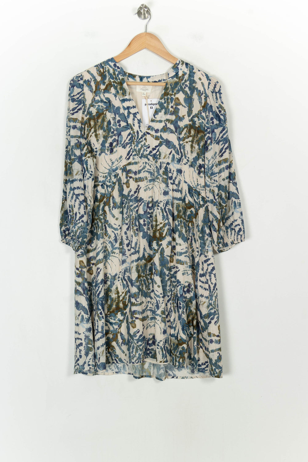 Robe Courte Bleu et Kaki - Taille M/38 de la marque Maison 123 | PARAD118543 - Vendu par Paradigme - Image 2