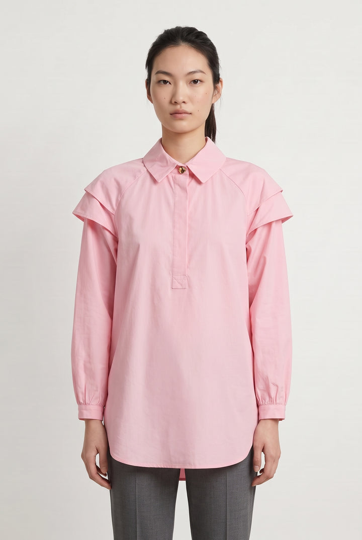 Chemise Rose - Taille M/38 de la marque Paule Ka | PARAD118560 - Vendu par Paradigme - Image 1