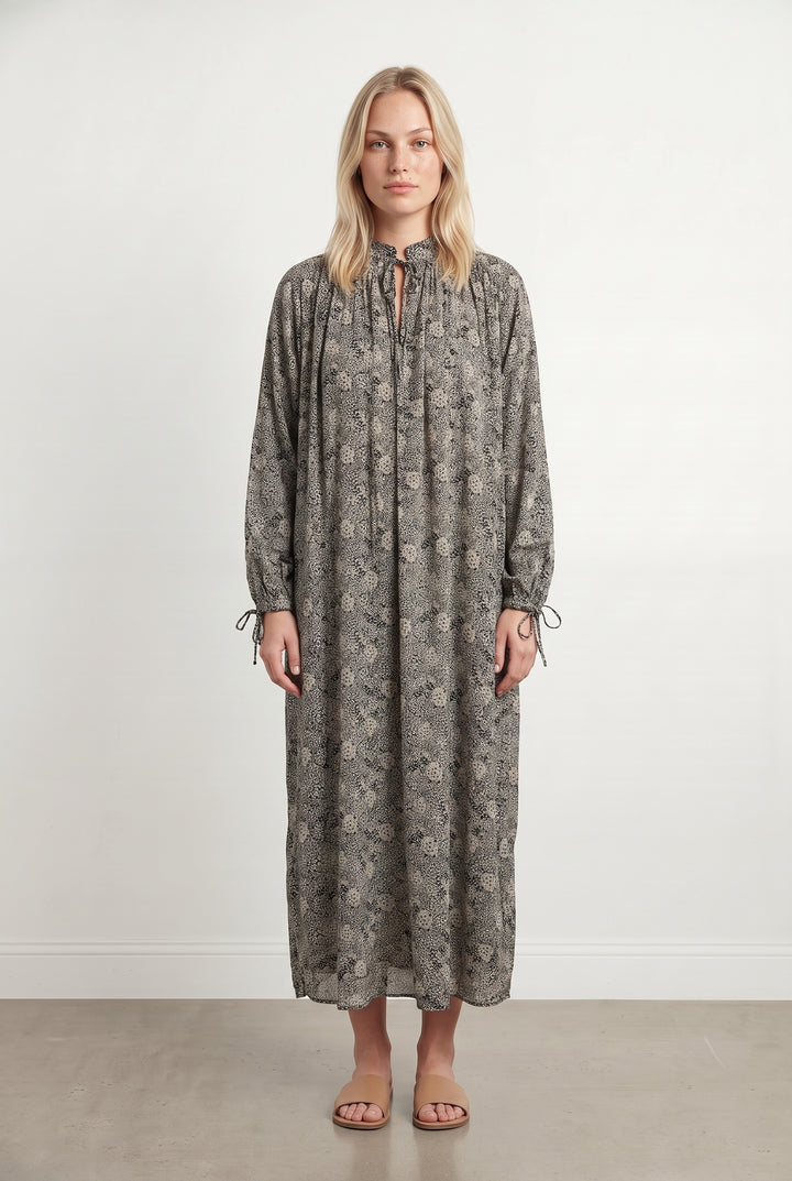 Robe longue noire et blanche - Taille L/40 de la marque Laurence Bras | PARAD118570 - Vendu par Paradigme - Image 1