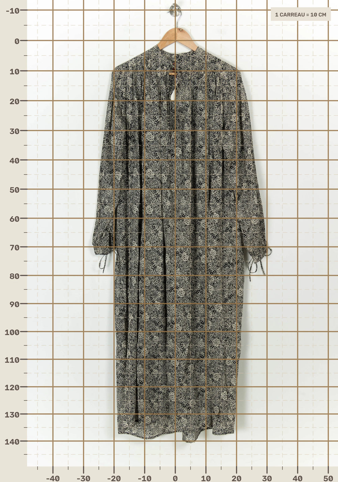 Robe longue noire et blanche - Taille L/40 de la marque Laurence Bras | PARAD118570 - Vendu par Paradigme - Image 4