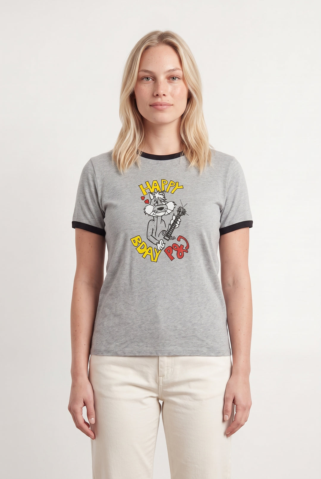 Tee-shirt Gris et Noir - Taille L/40 de la marque Paul &amp; Joe | PARAD118571 - Vendu par Paradigme - Image 1