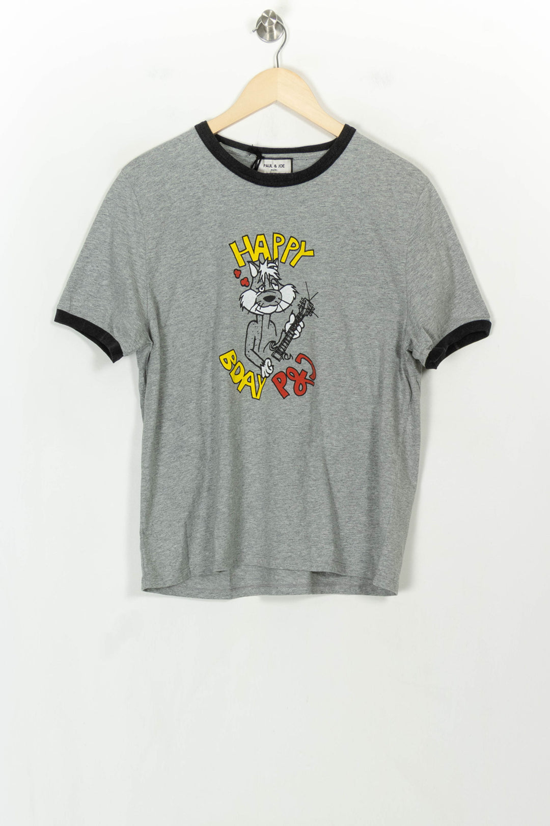 Tee-shirt Gris et Noir - Taille L/40 de la marque Paul &amp; Joe | PARAD118571 - Vendu par Paradigme - Image 2