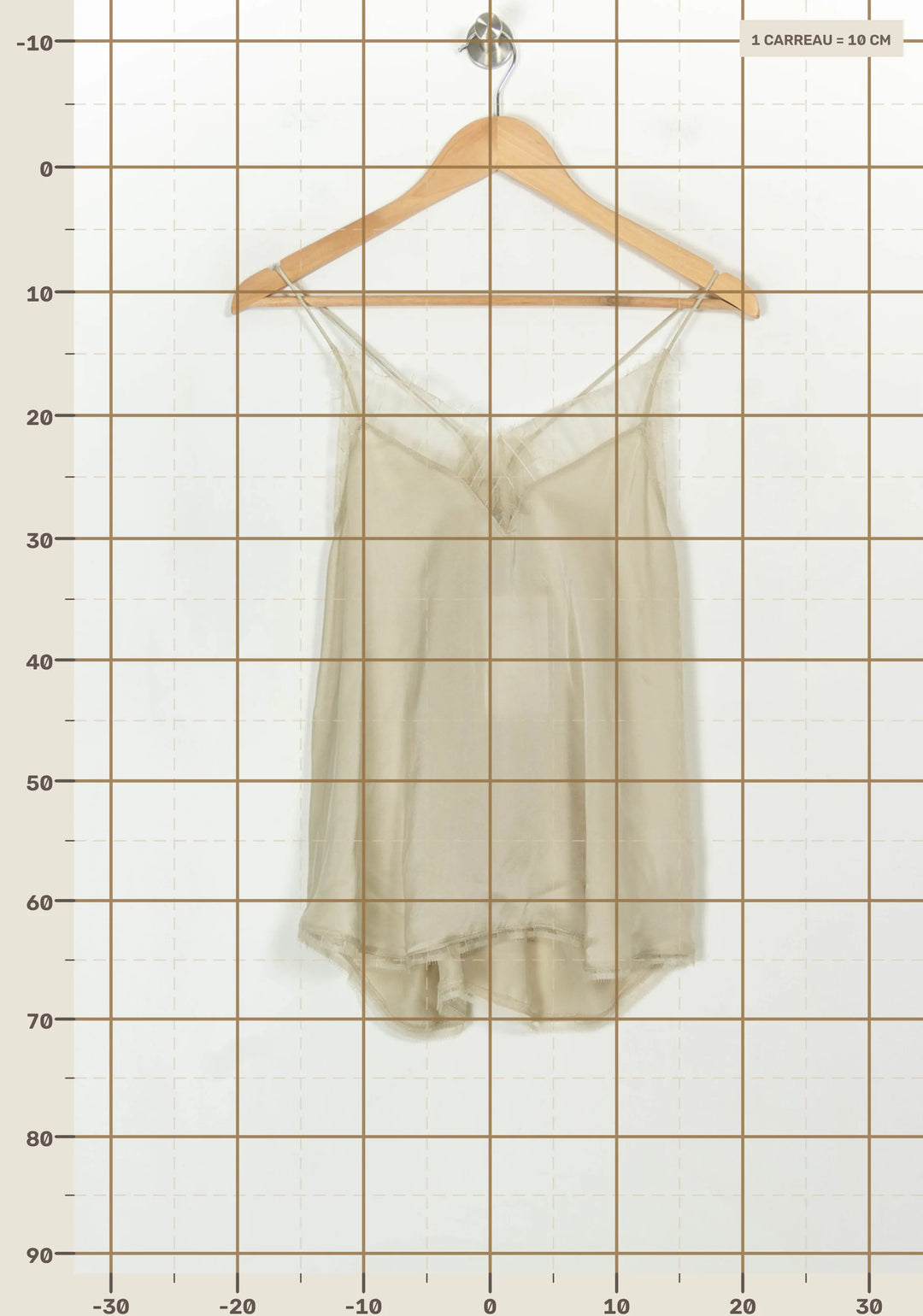 Caraco Beige - Taille XL/42 de la marque IRO | PARAD118572 - Vendu par Paradigme - Image 4