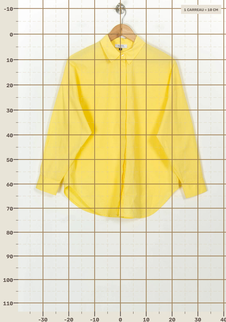 Chemise Jaune - Taille S/36 de la marque Galeries Lafayette | PARAD118575 - Vendu par Paradigme - Image 4