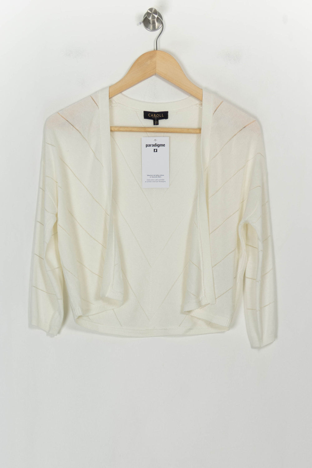 Boléro Beige - Taille XS/34 de la marque Caroll | PARAD118578 - Vendu par Paradigme - Image 2