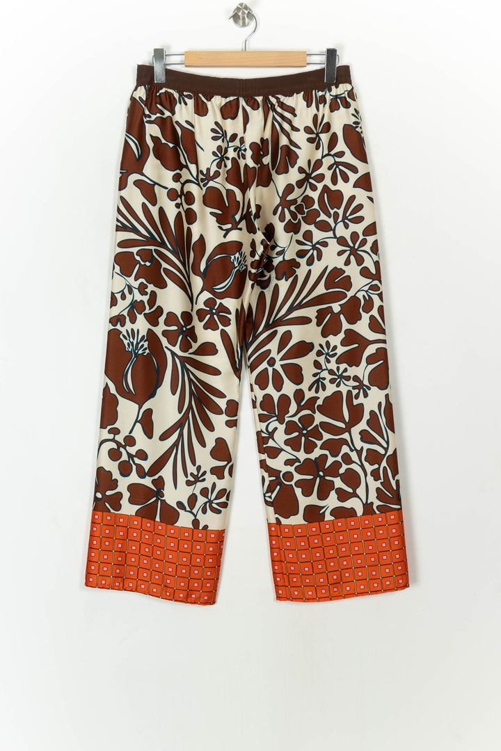 Pantalon Large Marron et Orange - Taille XL/42 de la marque Bleu Blanc Rouge | PARAD118589 - Vendu par Paradigme - Image 5
