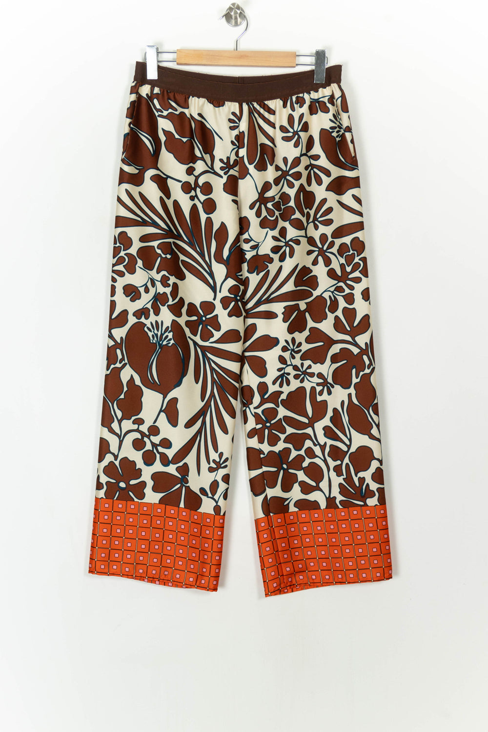 Pantalon Large Marron et Orange - Taille XL/42 de la marque Bleu Blanc Rouge | PARAD118589 - Vendu par Paradigme - Image 2