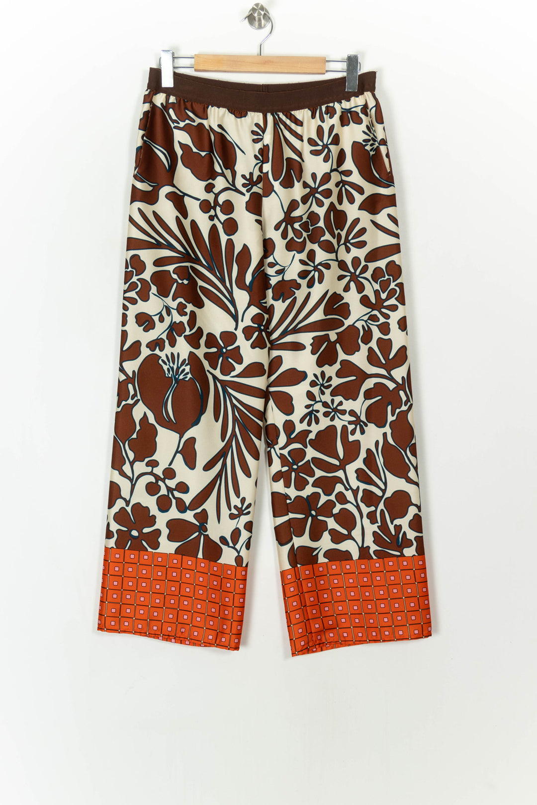 Pantalon Large Marron et Orange - Taille XL/42 de la marque Bleu Blanc Rouge | PARAD118589 - Vendu par Paradigme - Image 2