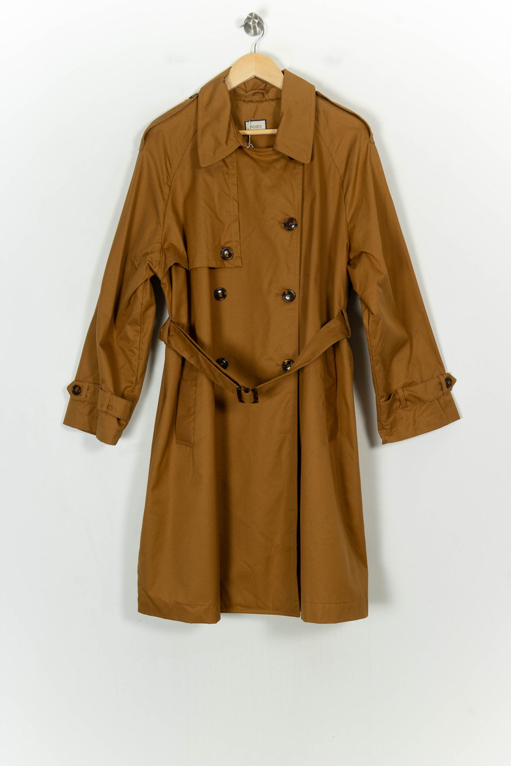 Trench-coat Marron - Taille XXL/44 de la marque Indies | PARAD118599 - Vendu par Paradigme - Image 2