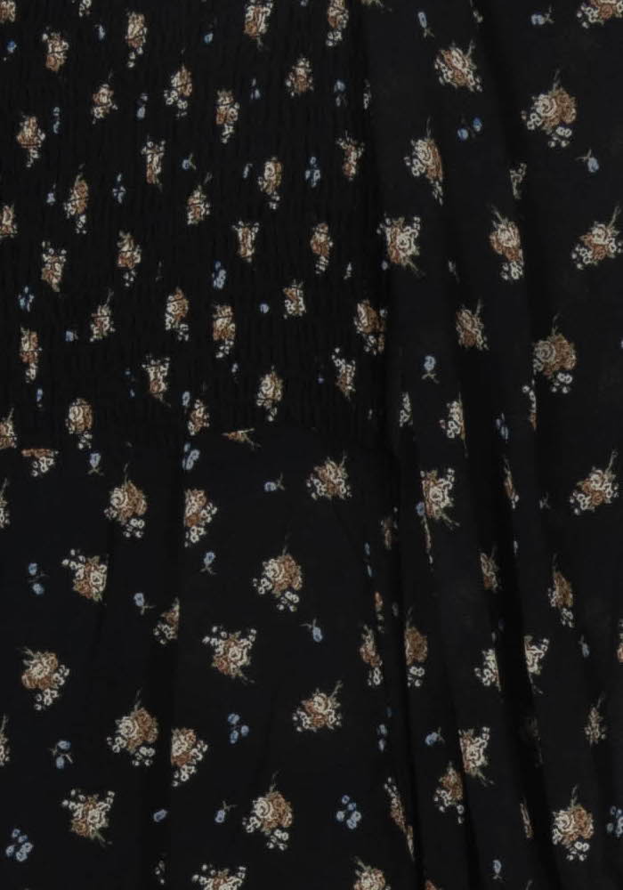 Robe Courte Noire et Fleurie - Taille S/36 de la marque Maje | PARAD118610 - Vendu par Paradigme - Image 3