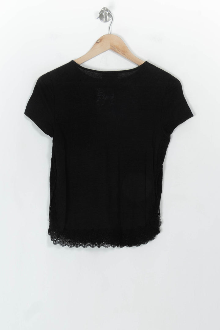 Blouse Noire - Taille XS/34 de la marque Sézane | PARAD118630 - Vendu par Paradigme - Image 5