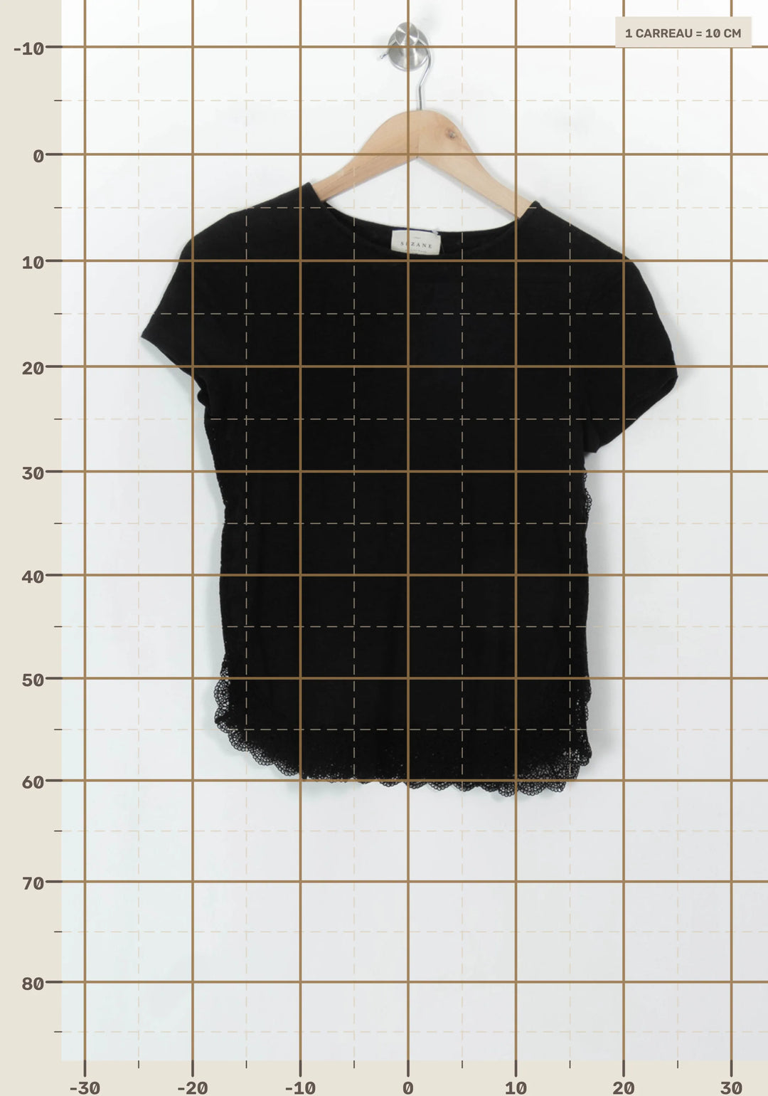 Blouse Noire - Taille XS/34 de la marque Sézane | PARAD118630 - Vendu par Paradigme - Image 4