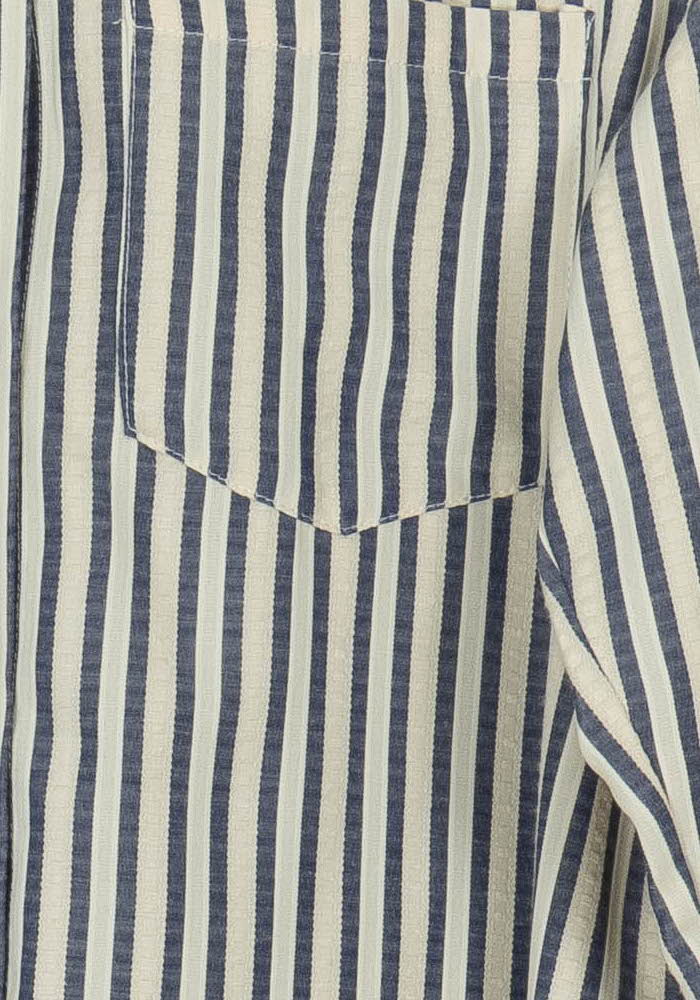 Chemise Rayée Bleu et Blanc - Taille S/36 de la marque Karl Marc John | PARAD118631 - Vendu par Paradigme - Image 3