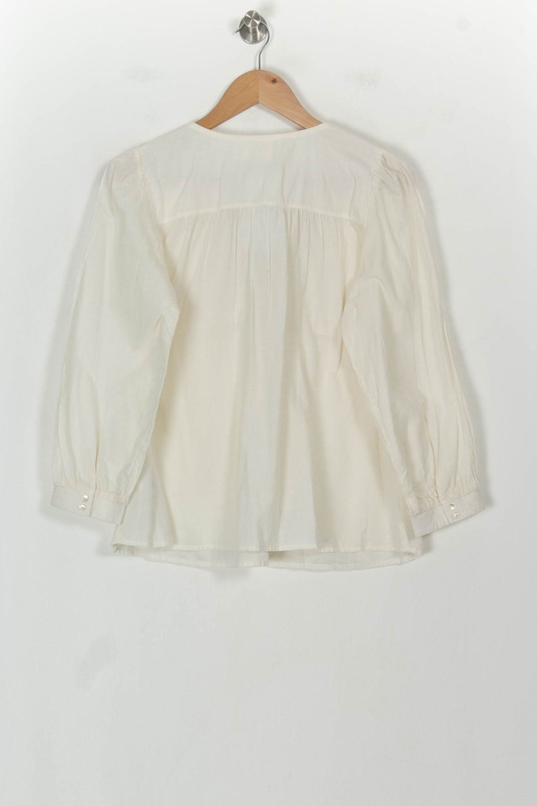 Blouse Blanche - Taille XS/34 de la marque ba&amp;sh | PARAD118636 - Vendu par Paradigme - Image 5