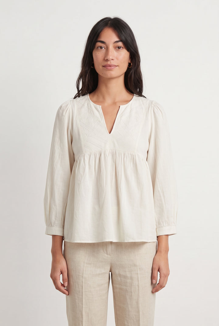 Blouse Blanche - Taille XS/34 de la marque ba&amp;sh | PARAD118636 - Vendu par Paradigme - Image 1