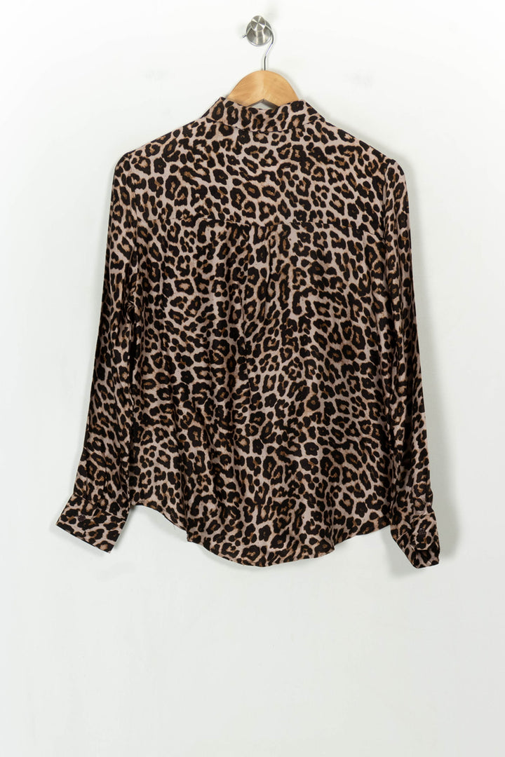 Chemise Léopard Marron et Noir - Taille S/36 de la marque La Petite Etoile | PARAD118637 - Vendu par Paradigme - Image 5