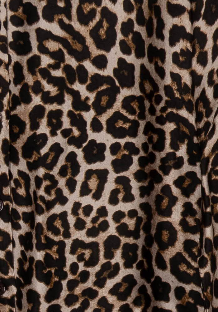 Chemise Léopard Marron et Noir - Taille S/36 de la marque La Petite Etoile | PARAD118637 - Vendu par Paradigme - Image 3