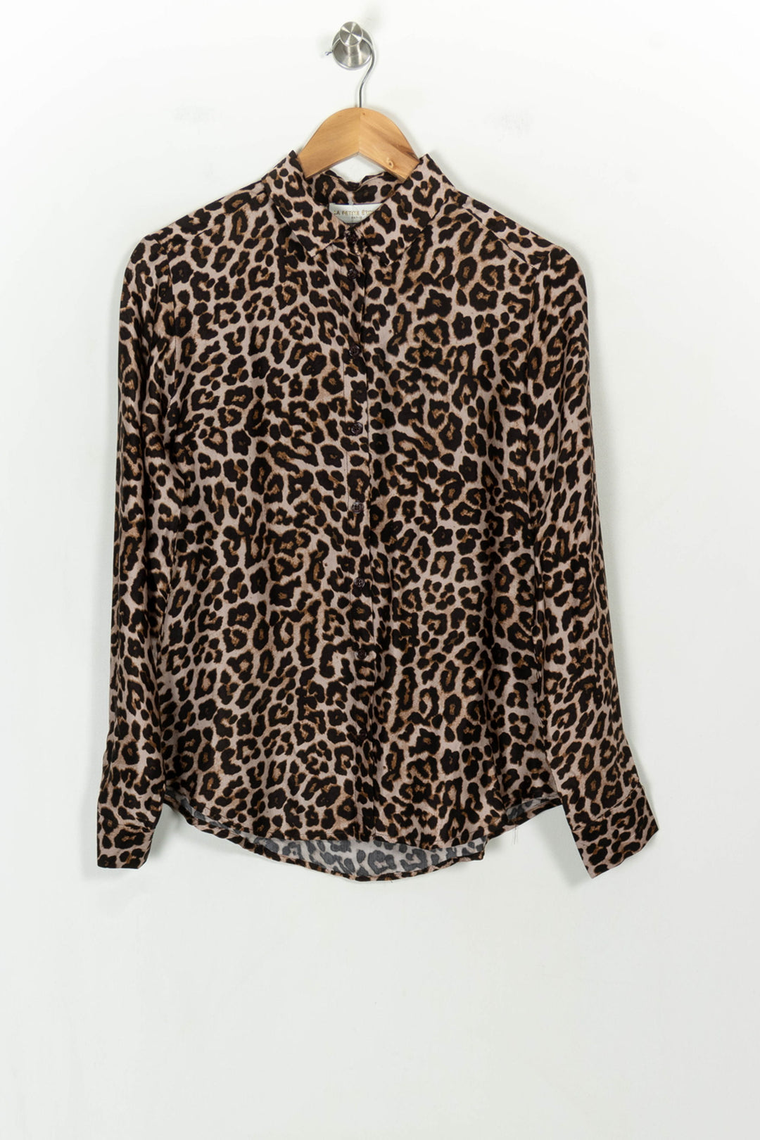 Chemise Léopard Marron et Noir - Taille S/36 de la marque La Petite Etoile | PARAD118637 - Vendu par Paradigme - Image 2