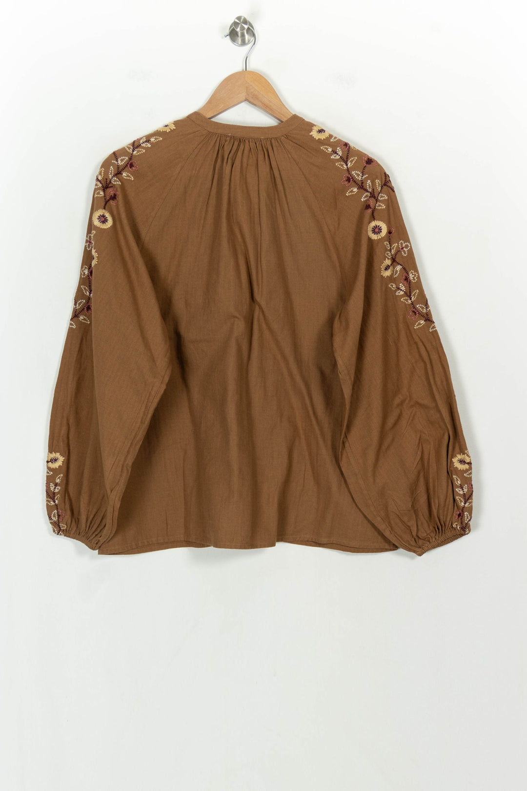 Blouse Marron - Taille S/36 de la marque Stella Forest | PARAD118638 - Vendu par Paradigme - Image 5