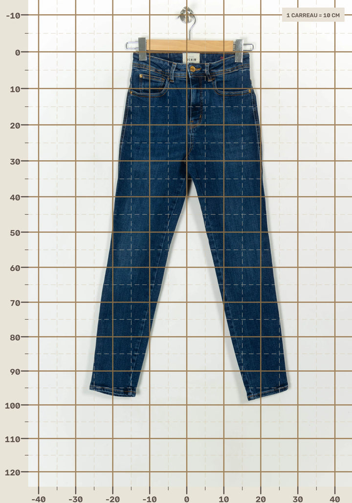 Jean Skinny Bleu - Taille S/36 de la marque Sézane | PARAD118642 - Vendu par Paradigme - Image 4