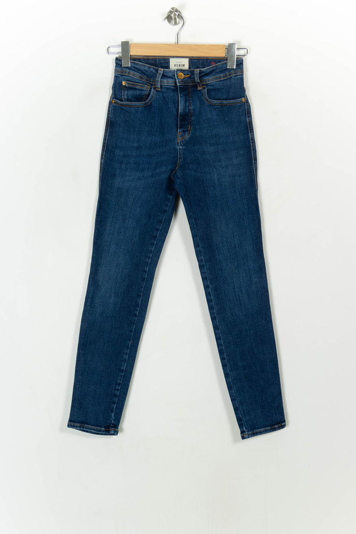 Jean Skinny Bleu - Taille S/36 de la marque Sézane | PARAD118642 - Vendu par Paradigme - Image 2