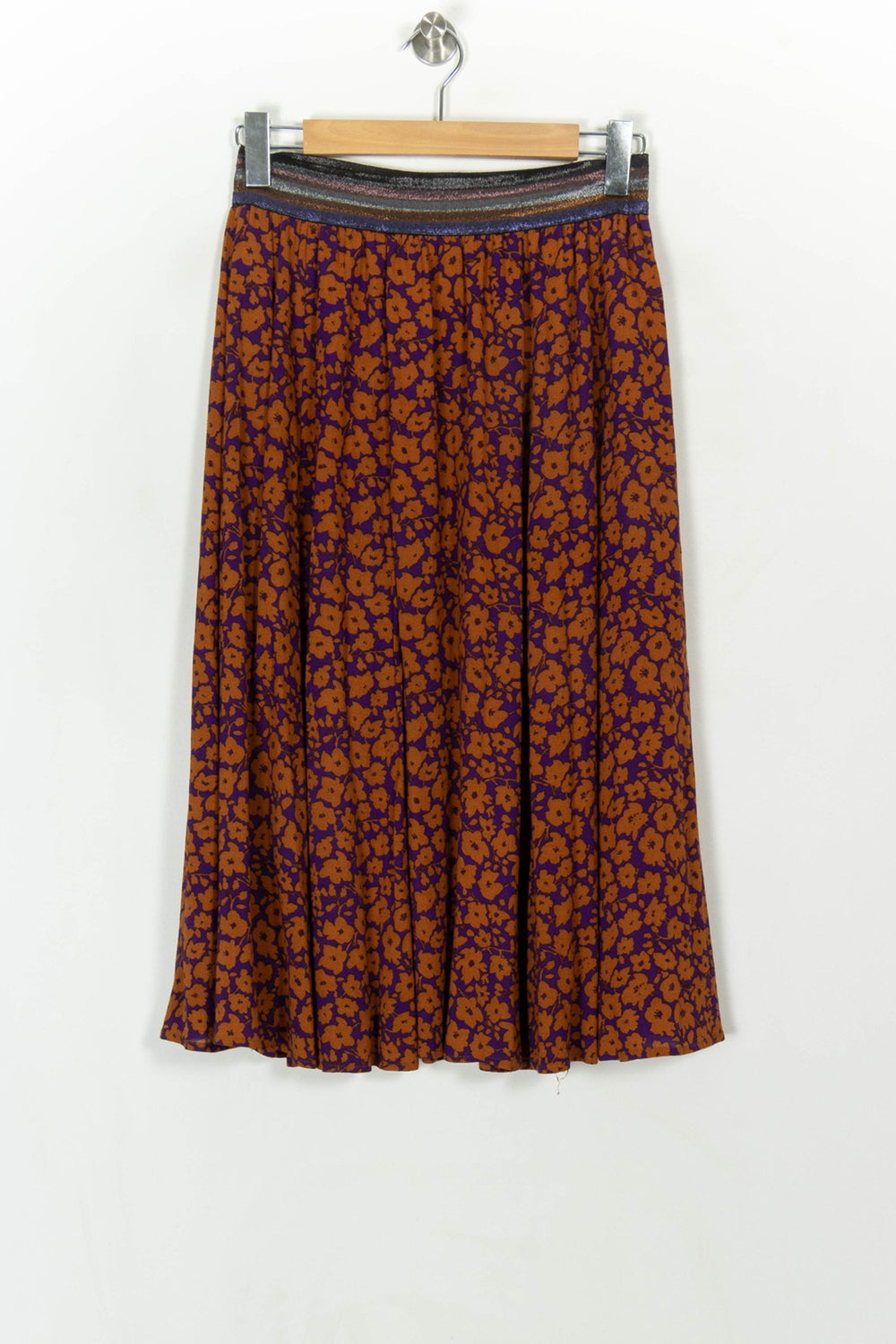 Jupe Plissée Violette et Orange - Taille M/38 de la marque Pablo | PARAD118644 - Vendu par Paradigme - Image 2