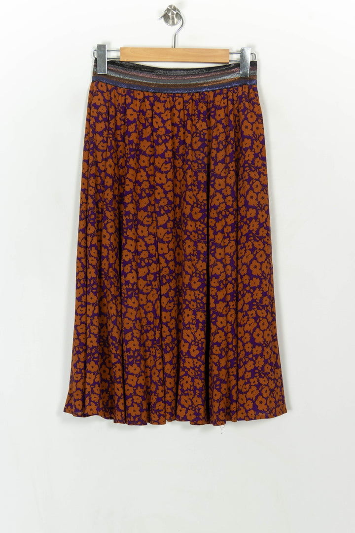 Jupe Plissée Violette et Orange - Taille M/38 de la marque Pablo | PARAD118644 - Vendu par Paradigme - Image 2