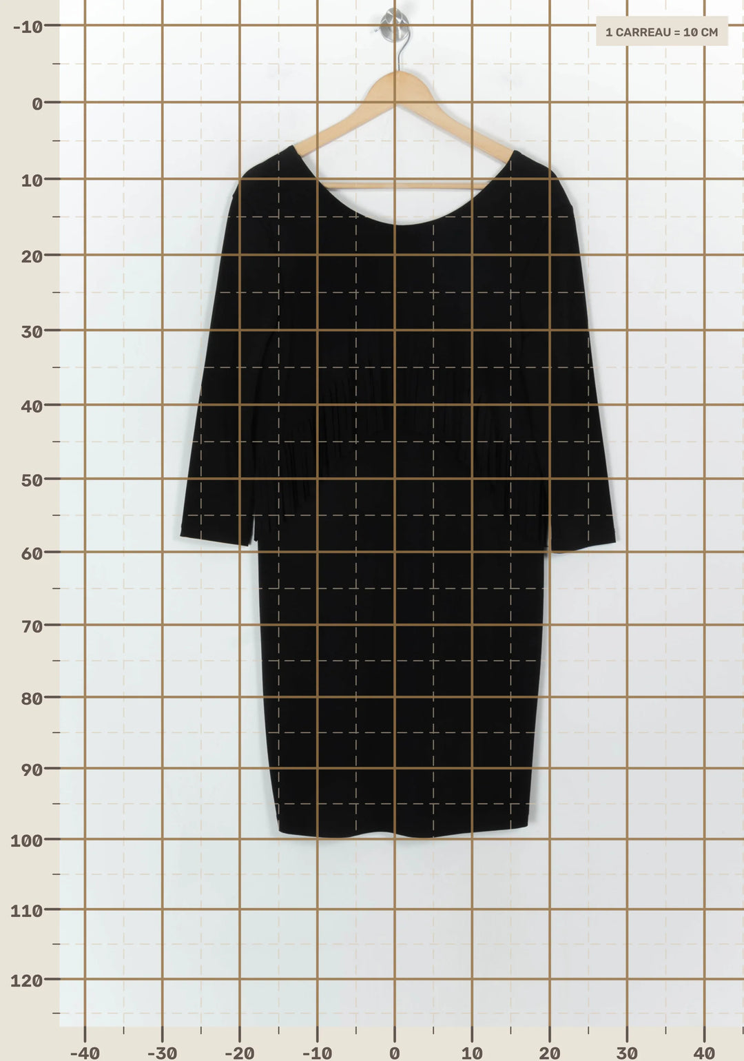 Robe Noire - Taille M/38 de la marque La Fée Maraboutée | PARAD118646 - Vendu par Paradigme - Image 4