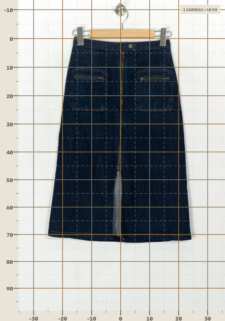 Jupe Longue Bleue - Taille XS/34 de la marque Soeur | PARAD118647 - Vendu par Paradigme - Image 4
