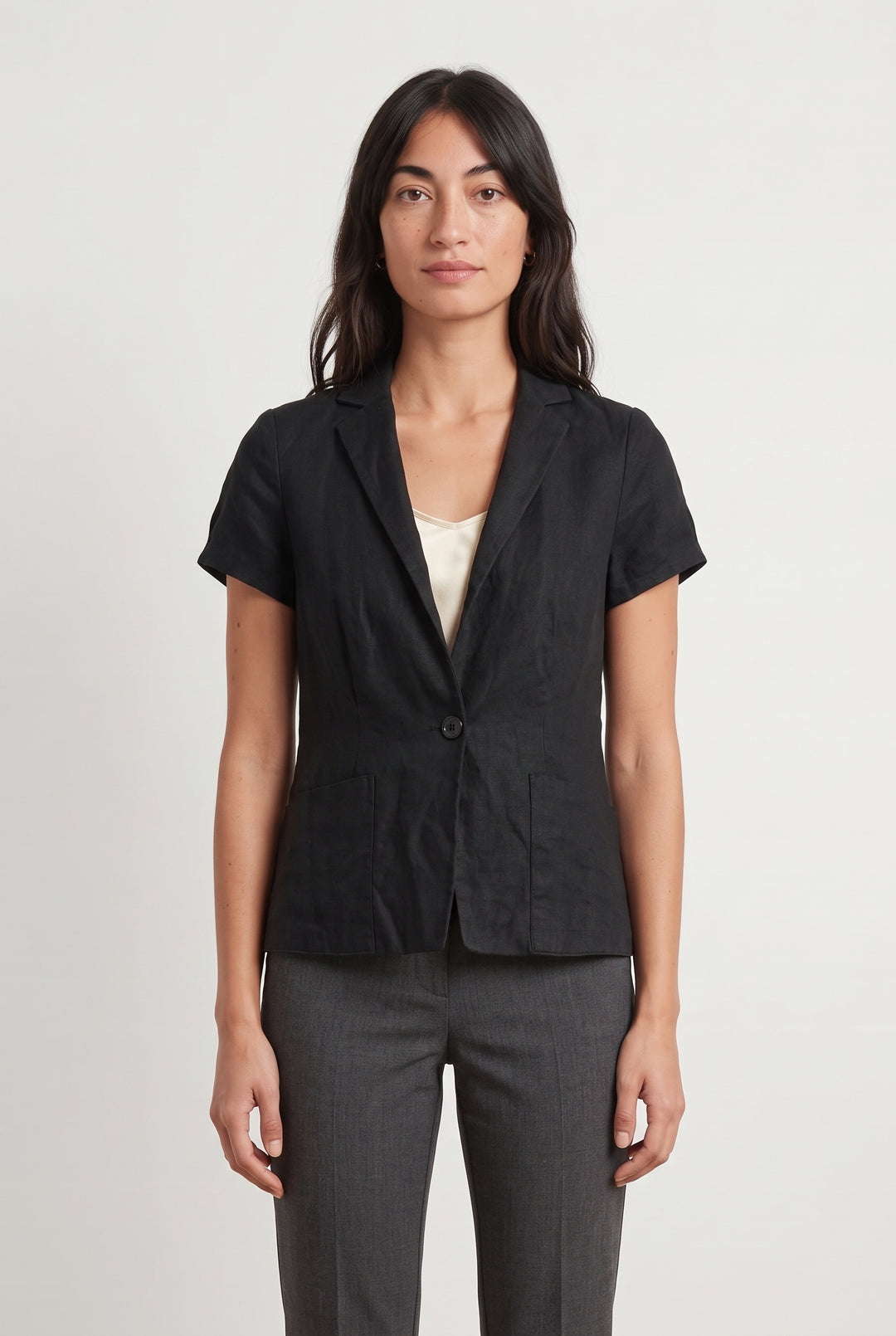 Blazer Noir - Taille S/36 de la marque Caroll | PARAD118648 - Vendu par Paradigme - Image 1