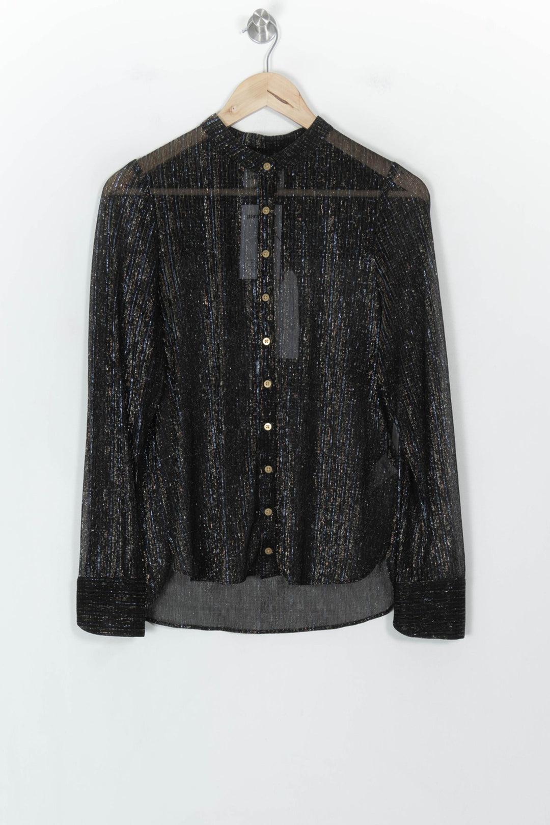 Blouse Noire et Dorée - Taille XS/34 de la marque Zadig&amp;Voltaire | PARAD118649 - Vendu par Paradigme - Image 2