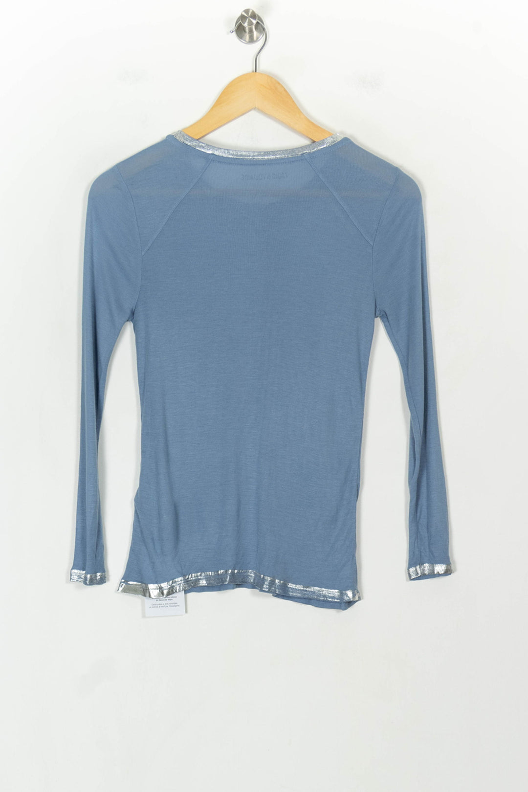 Henley Bleu - Taille S/36 de la marque Zadig&amp;Voltaire | PARAD118650 - Vendu par Paradigme - Image 5