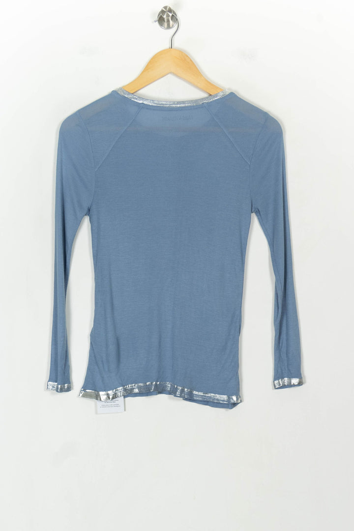 Henley Bleu - Taille S/36 de la marque Zadig&amp;Voltaire | PARAD118650 - Vendu par Paradigme - Image 5