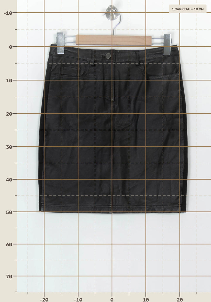 Jupe Droite Noire - Taille M/38 de la marque Pablo | PARAD118654 - Vendu par Paradigme - Image 4