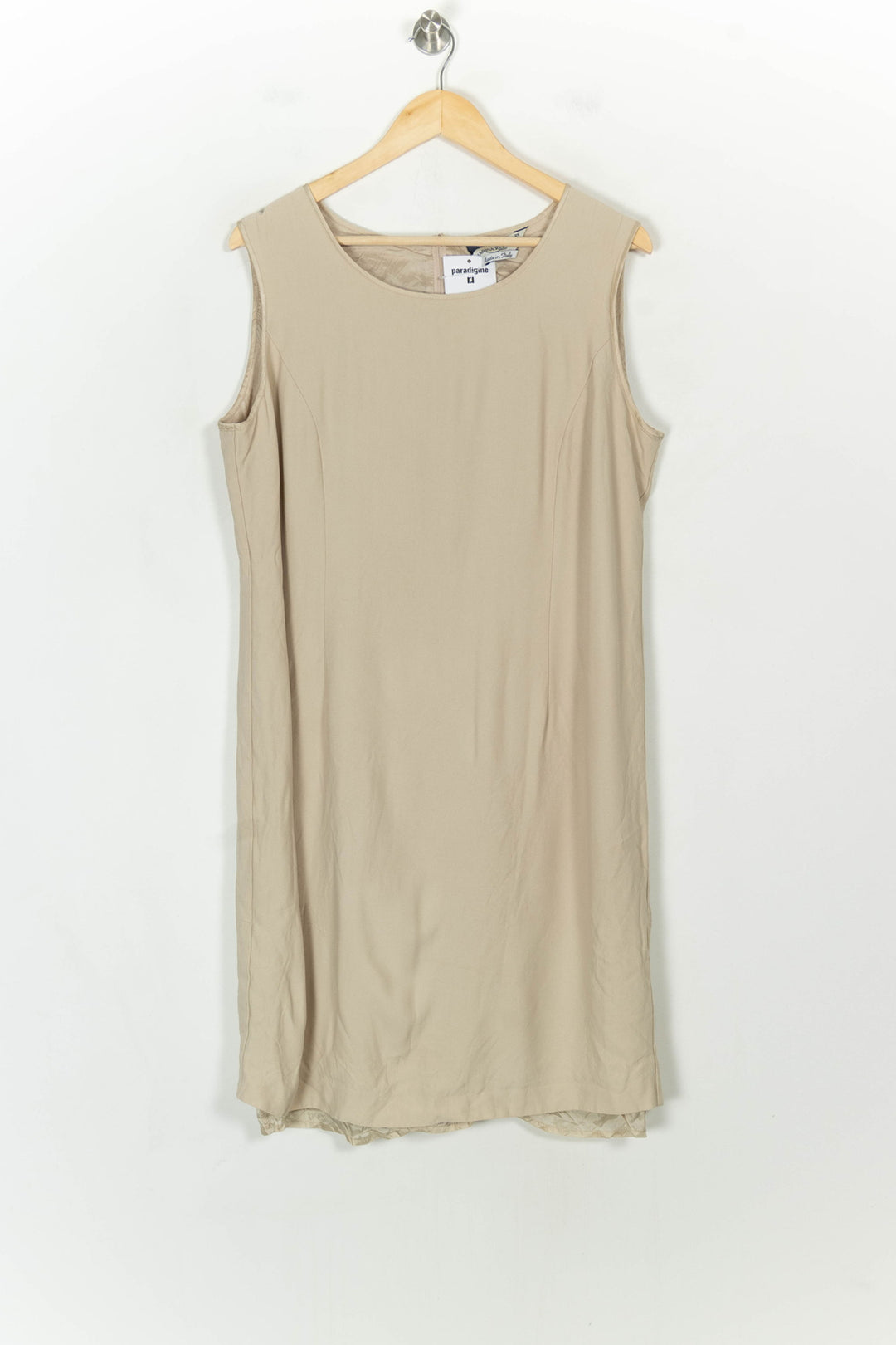 Robe Sans Manches Beige - Taille XXL/44 de la marque Marina Rinaldi | PARAD118658 - Vendu par Paradigme - Image 2
