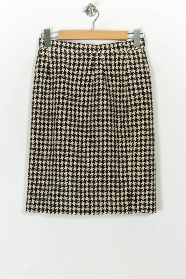 Jupe Droite Noire et Blanche - Taille L/40 de la marque Weill | PARAD118659 - Vendu par Paradigme - Image 2
