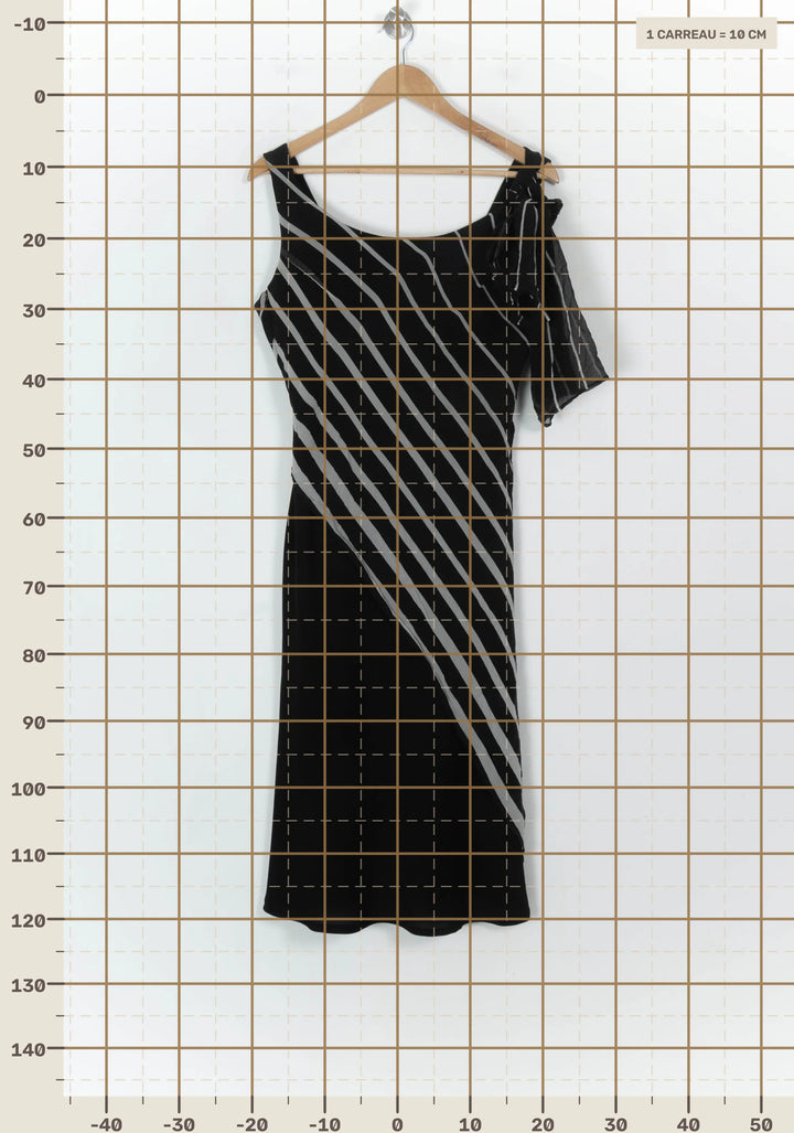 Robe Noire et Grise - Taille XXL/44 de la marque Weill | PARAD118661 - Vendu par Paradigme - Image 4