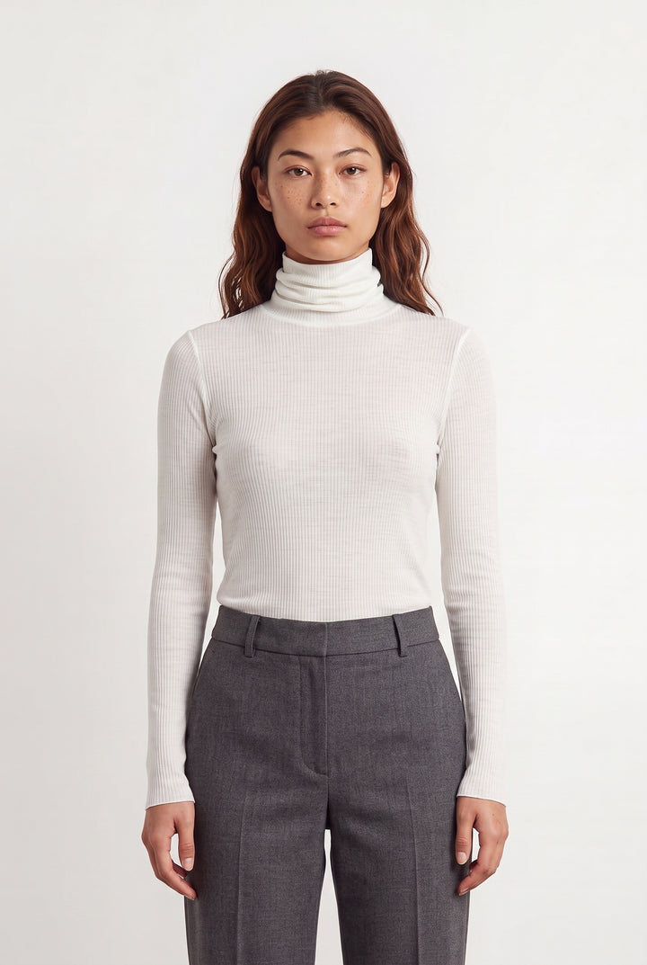 Sous-pull Blanc - Taille M/38 de la marque Soeur | PARAD118663 - Vendu par Paradigme - Image 1