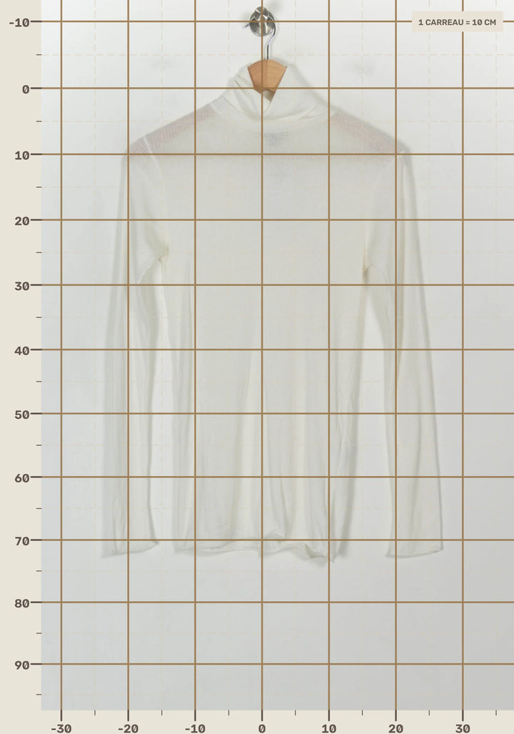Sous-pull Blanc - Taille M/38 de la marque Soeur | PARAD118663 - Vendu par Paradigme - Image 4