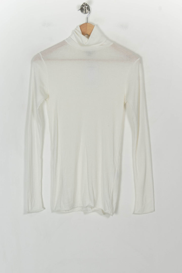 Sous-pull Blanc - Taille M/38 de la marque Soeur | PARAD118663 - Vendu par Paradigme - Image 2