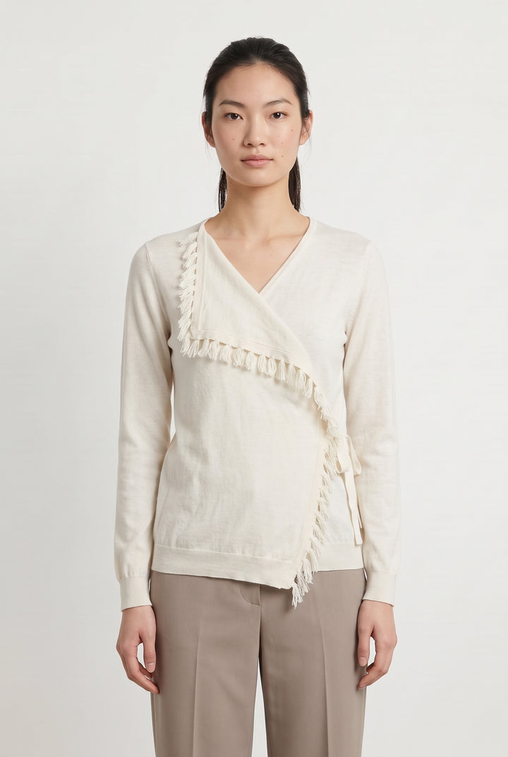 Cardigan Beige - Taille M/38 de la marque One Step | PARAD118667 - Vendu par Paradigme - Image 1