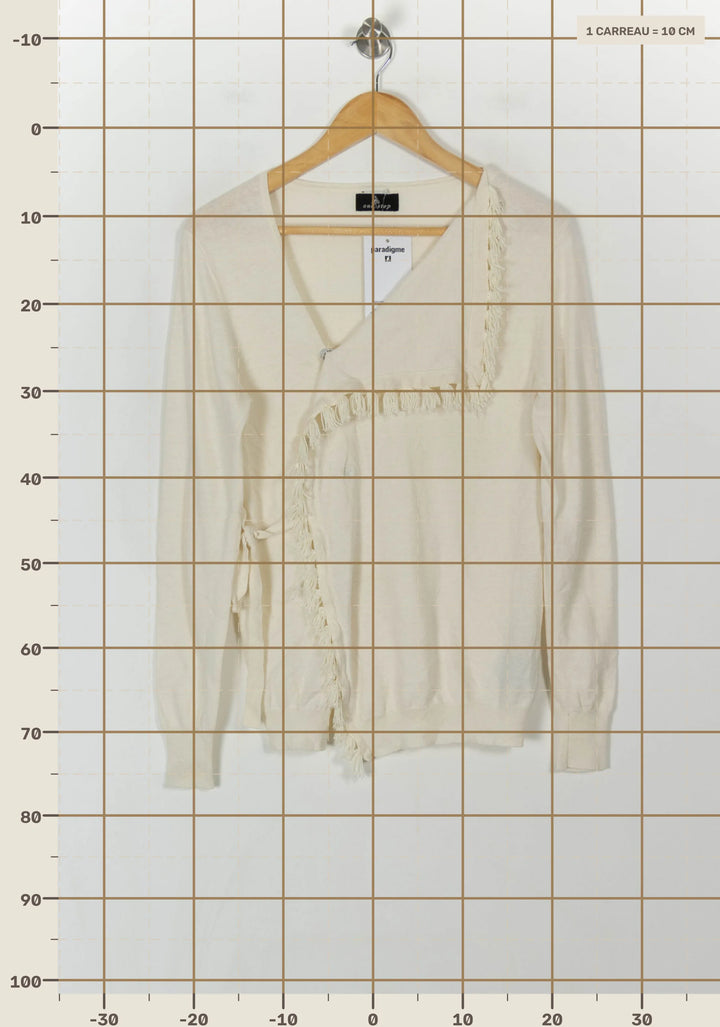 Cardigan Beige - Taille M/38 de la marque One Step | PARAD118667 - Vendu par Paradigme - Image 4