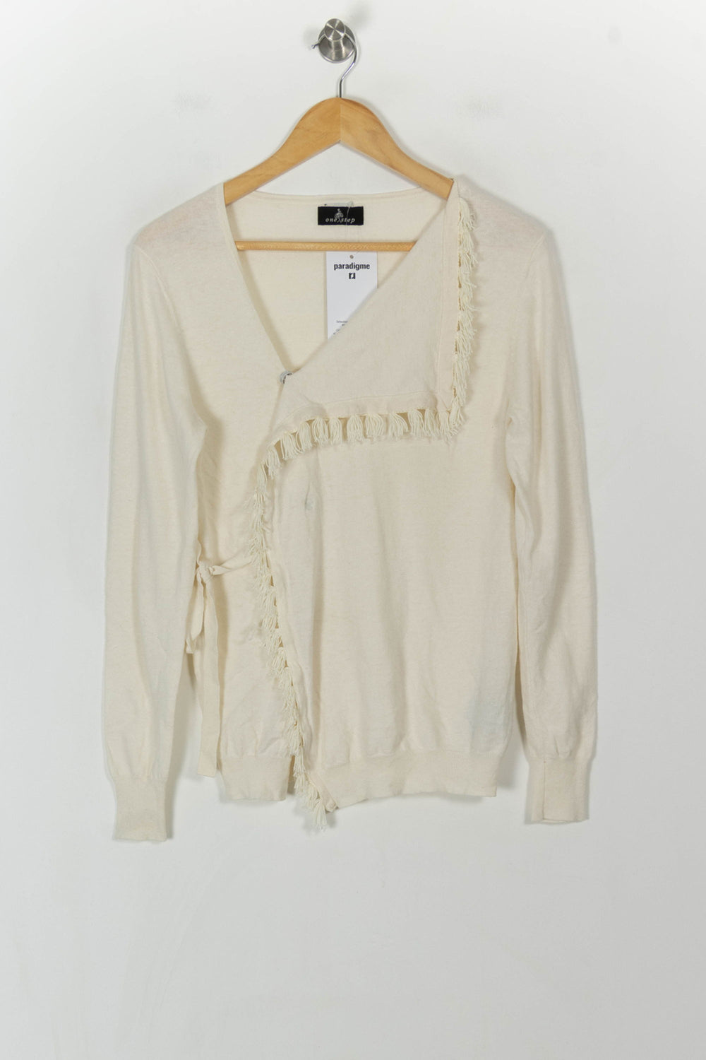 Cardigan Beige - Taille M/38 de la marque One Step | PARAD118667 - Vendu par Paradigme - Image 2